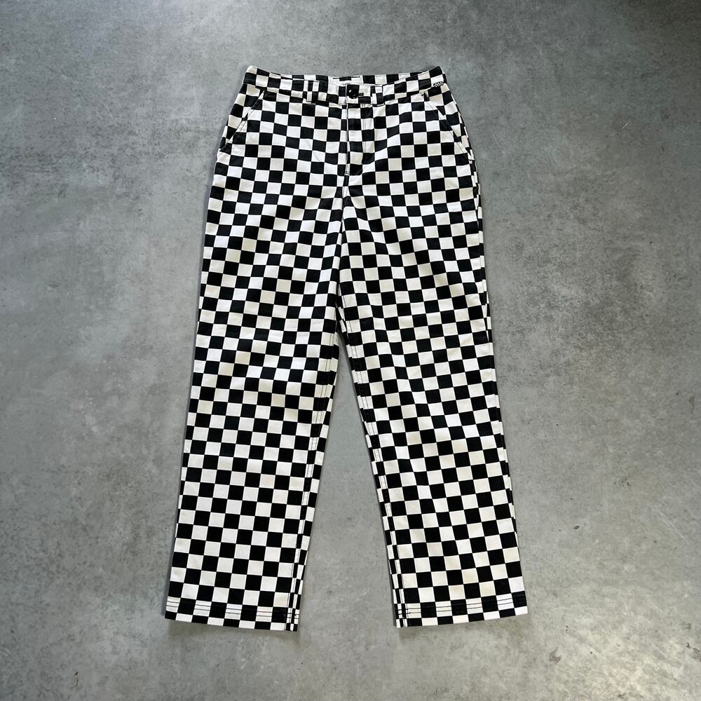 Vans Authentic Checkerboard Chino Trousers Women's Size 27